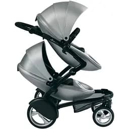 Додаткове сидіння з люлькою для коляски Mima Kobi Cosmo, сріблясте