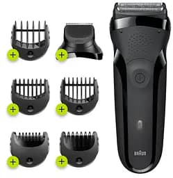 Електробритва Braun Series 3, 300BT Black чоловіча - мініатюра 3