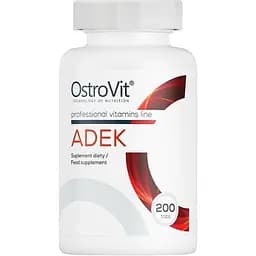 Вітаміни та мінерали OstroVit ADEK, 200 таблеток