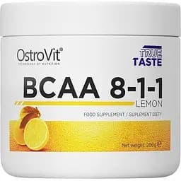 Аминокислота BCAA OstroVit BCAA 8-1-1 Лимон 200 г