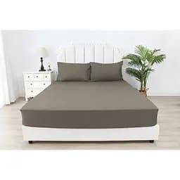 Простирадло на гумці Soho Coffee 160 х 200 см (03-BT-1230-Coffee) - мініатюра 2