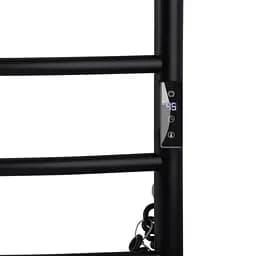 Електрична рушникосушка Unio LD ЕU 500-500-5 BLK Драбинка Дуга чорна, Чорний матовий, Праве, Електронний - мініатюра 2