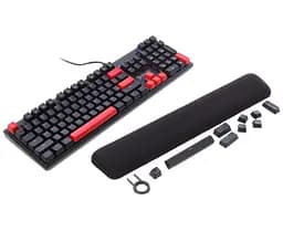 Клавиатура игровая механическая A4Tech Bloody S-525-N BLMS Red Plus Switch USB RGB Fire Black - мініатюра 4