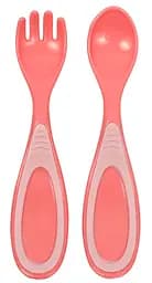 Вилочка і ложечка Lindo, рожевий (Li 806 роз)