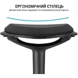 Стілець OfficePro із регулюванням висоти чорний (S345) - мініатюра 13