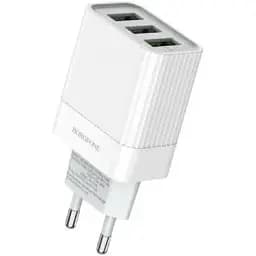 Зарядний блок-пристрій 3 порти Borofone BA40A Speedway