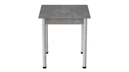 Стіл кухонний Ferrum-decor Агата 75x70x70 Білий ДСП Бетон 16мм (FRD-105555) - мініатюра 4