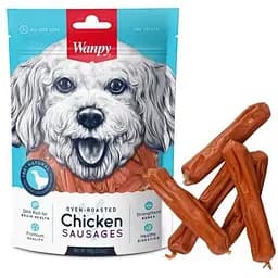 Wanpy Chicken Sausages ванпи куриные сосиски лакомство для собак 0.1кг