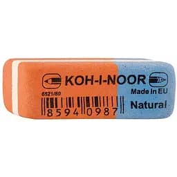 Ластик Koh-i-Noor BlueStar комбинированный 2 шт. (6521/80)