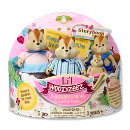 Набір фігурок Li'l Woodzeez Сім'я Бурундуков 4од книжка EN det0018397 - мініатюра 3