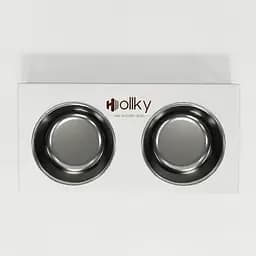 Hollky Base M — миски на підставці для середніх собак та великих котів (2 × 0,95 л) - мініатюра 7