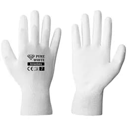 Рукавички захисні Bradas PURE WHITE поліуретан розмір 10 RWPWH10