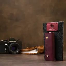 Шкіряна ключниця GRANDE PELLE 11х4.5х1.5 см acs0025819 - мініатюра 8