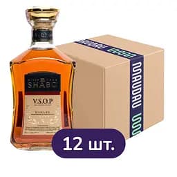 Упаковка коньяку Shabo V.S.O.P. 5 зірок 40% 6 л (0.5 л х 12 шт.)