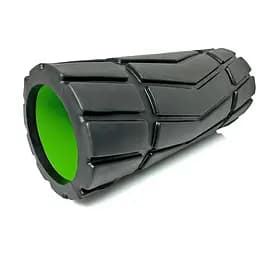 Масажний ролик EasyFit Rover 33 см Чорний (EF-3703-Bk)