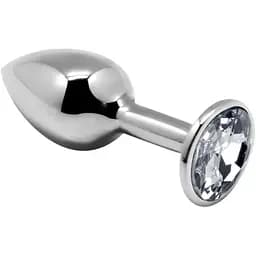 Анальна пробка Alive Mini Metal Butt Plug S 7 см (білий)