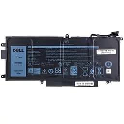 Акумулятор для ноутбука Dell K5XWW (Latitude 5285, 5289, L3180, 7390 2-in-1) 7.6V 7500 mAh 60Wh Black