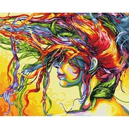 Картина по номерам на підрамнику Brushme Дівчина. Aрт