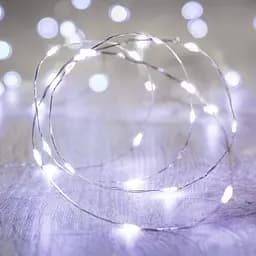 Гірлянда на батарейках роса Niki Light 30 метрів 300 лед пульт 8 режимів гірлянда від батерейок та USB 2в1 Біла - мініатюра 7