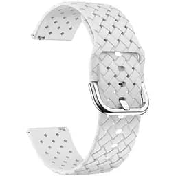 Ремінець Twist для Realme Watch - білий ширина кріплення 20мм силікон Watchbands (W31-7WB39690011)