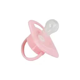 Пустышка силиконовая круглая MGZ-0516(Pink) с колпачком