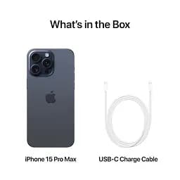 Смартфон Apple iPhone 15 Pro Max 256GB Blue TitaniumModel A3106 (Grade Q) Seller Refurbished - мініатюра 8