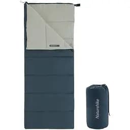 Спальний мішок Naturehike F150 NH22MSD05 правий темно-блакитний