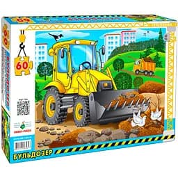 Пазл Бульдозер Энергия Плюс 85617 на 60 элементов