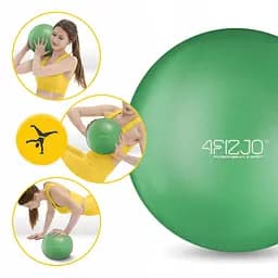 М'яч для пілатесу, йоги, реабілітації 4FIZJO 22 см Green (P-5905973404853) - мініатюра 3