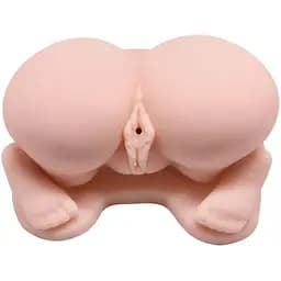 Мастурбатор с двойной вибрацией и двумя входами Crazy Bull BM-009115Z-1, Телесный