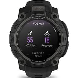 Смарт-годинник Garmin Instinct 3 45mm AMOLED Black with Black Band (010-02936-00) - мініатюра 4