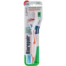 Зубна щітка Biorepair Medium Досконала чистка для щоденного догляду помаранчева