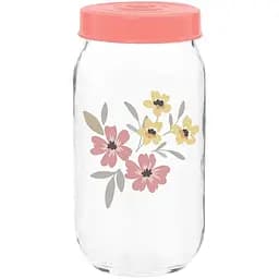 Банка Herevin Pink Flowers 1 л (171541-075)