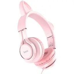 Навушники Hoco Cat ear headphones with mic W36 блакитні - мініатюра 9