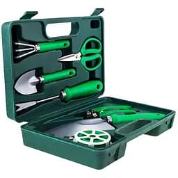 Портативный набор садовых инструментов Bergamo Gardenia Pro 7 в 1 в кейсе зеленый (1770T-4)