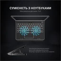 Підставка для ноутбука GamePro CP413 [111015] - мініатюра 11