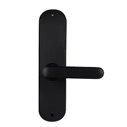 Замок біометричний автономний Trinix TRL-5103BTF Black Left з Bluetooth, зчитувачем відбитків пальців і карт Mifare (65-00012) - мініатюра 4