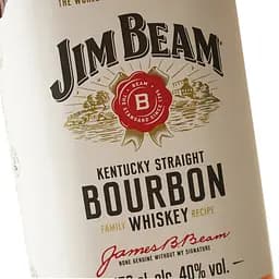 Віскі Jim Beam White Kentucky Staright Bourbon Whiskey, 40%, 1,5 л - мініатюра 5