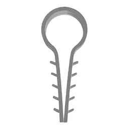 Кріплення-ялинка (зажим) Спектр Lux круглий 20 сірий(внут.уп.50шт)(100/20ящ) кабель+ гофра труба 