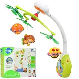 Карусель музыкальная 818 Hola на кроватку, в коробке (6903143437013)