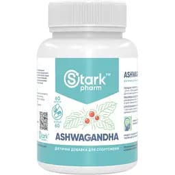 Адаптоген на основе ашвагандхи Stark Pharm Ashwagandha 500 мг 60 капсул (2022-10-0514)