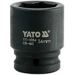 Головка торцева ударна 6-гранна Yato квадрат 3/4" М= 34 мм L= 56 мм (YT-1084)