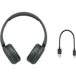 Навушники Sony On-ear WH-CH520 BT 5.2 SBC AAC Wireless Mic чорні - мініатюра 4