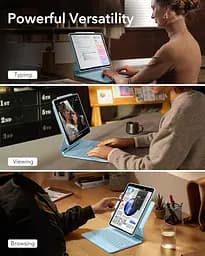 Чохол для iPad Pro 13 дюймів ESR (M5/M4, 2025/2024), чохол для iPad Pro 13 з магнітною підставкою Easy-Set, портретний/піднятий - мініатюра 6