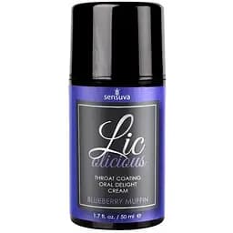 Гель для мінету Sensuva Lic-o-licious Blueberry Muffin (50 мл)