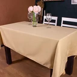 Скатертина MirSon №003 Gold Strong 220х130 см бавовна золотиста