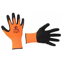 Рукавички захисні Intertool латексні рифлені 10" (в упаковці 6 шт.)