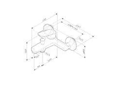 Змішувач для ванни та душу AM.PM Sunny (F85C10000) - мініатюра 9