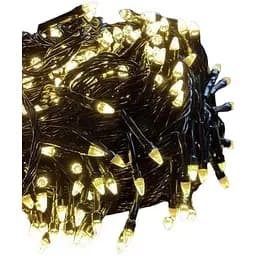 Гірлянда світодіодна Конус 240 LED гірлядна 5х0.6м від мережі Новорічна гірлянда для прикраси будинку Тепло біла