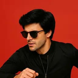 Чоловіча перука короткої стрижки Natural Black Чорна